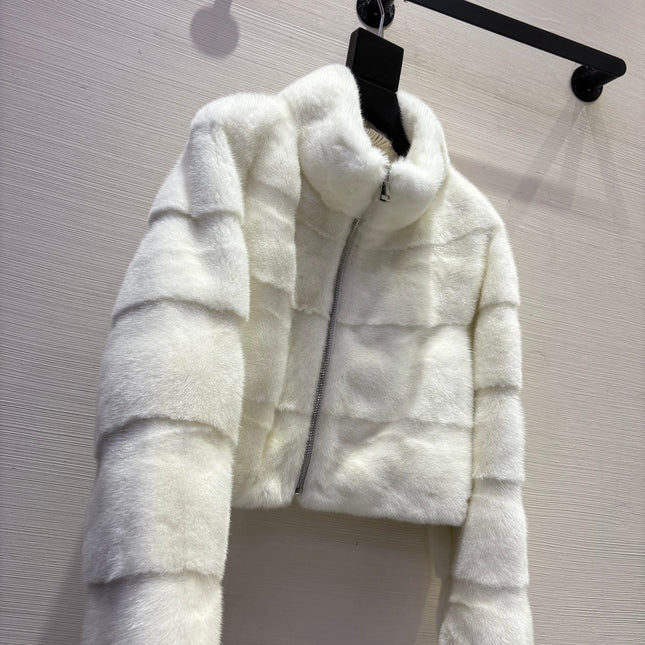 DIOR 25S SHORT VELVET MINK COAT 573