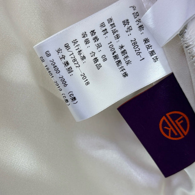 DIOR 25S SHORT VELVET MINK COAT 573