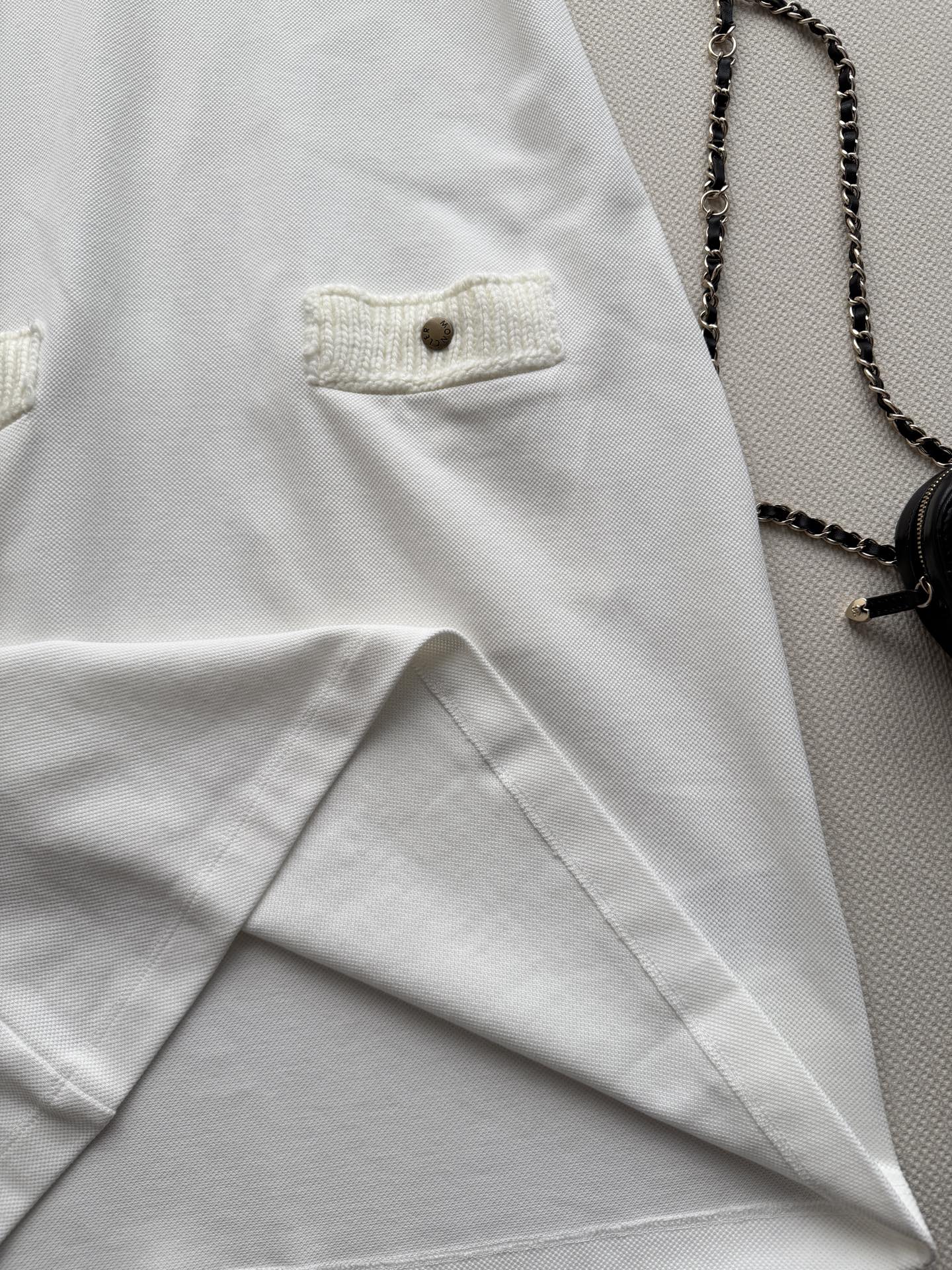MONCLER 26S SHORT-SLEEVE POLO DRESS 673