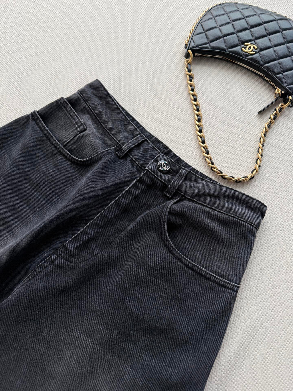 CHANEL 26S HIGH-WAIST WIDE-LEG PANTS 1432