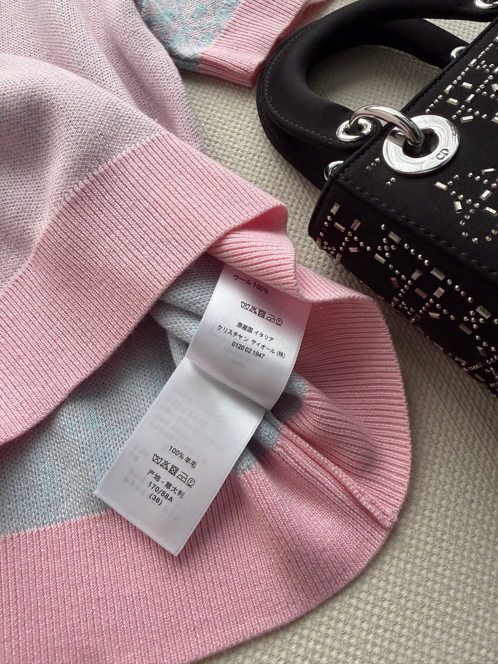 DIOR 26S SHORT-SLEEVE KNIT TOP 1307