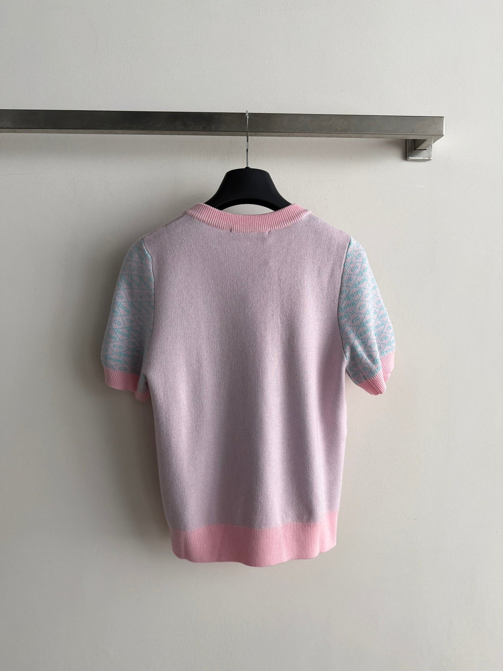 DIOR 26S SHORT-SLEEVE KNIT TOP 1307