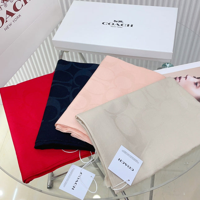 SCARF 180 CM IN PECHY PINK CASHMERE 332876