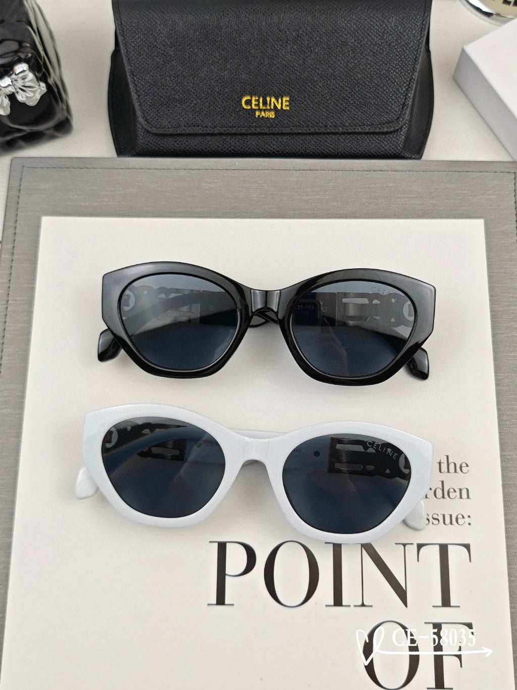 TRIOMPHE SUNGLASS 58035 IN ACETATE