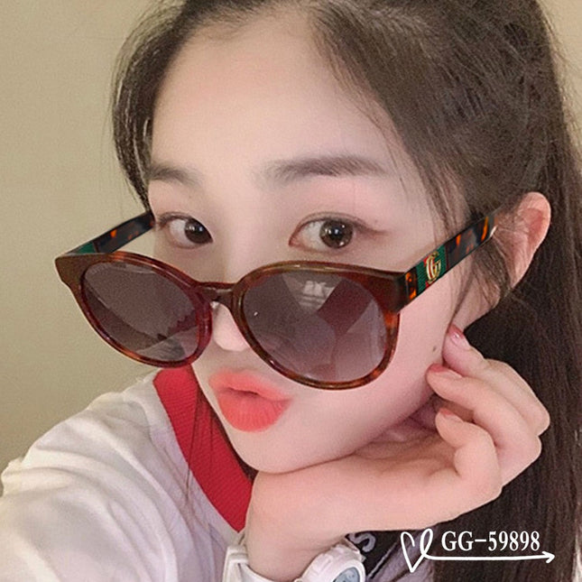 ROUND FRAME SUNGLASSES 59898 IN ACETATE