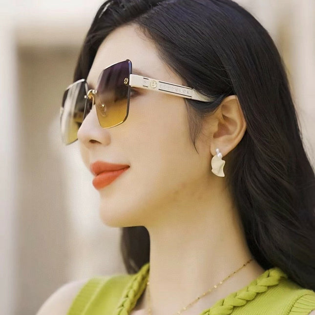 CRYSTAL STUDDED SQUARE FRAME SUNGLASSES 21009 IN ACETATE