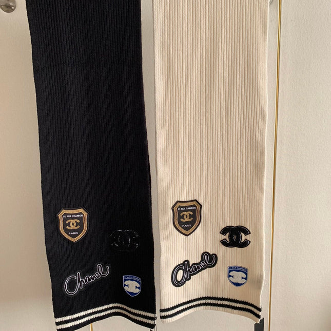 SCARF 200 CM IN BLACK PURE CASHMERE WITH STICKER 392881