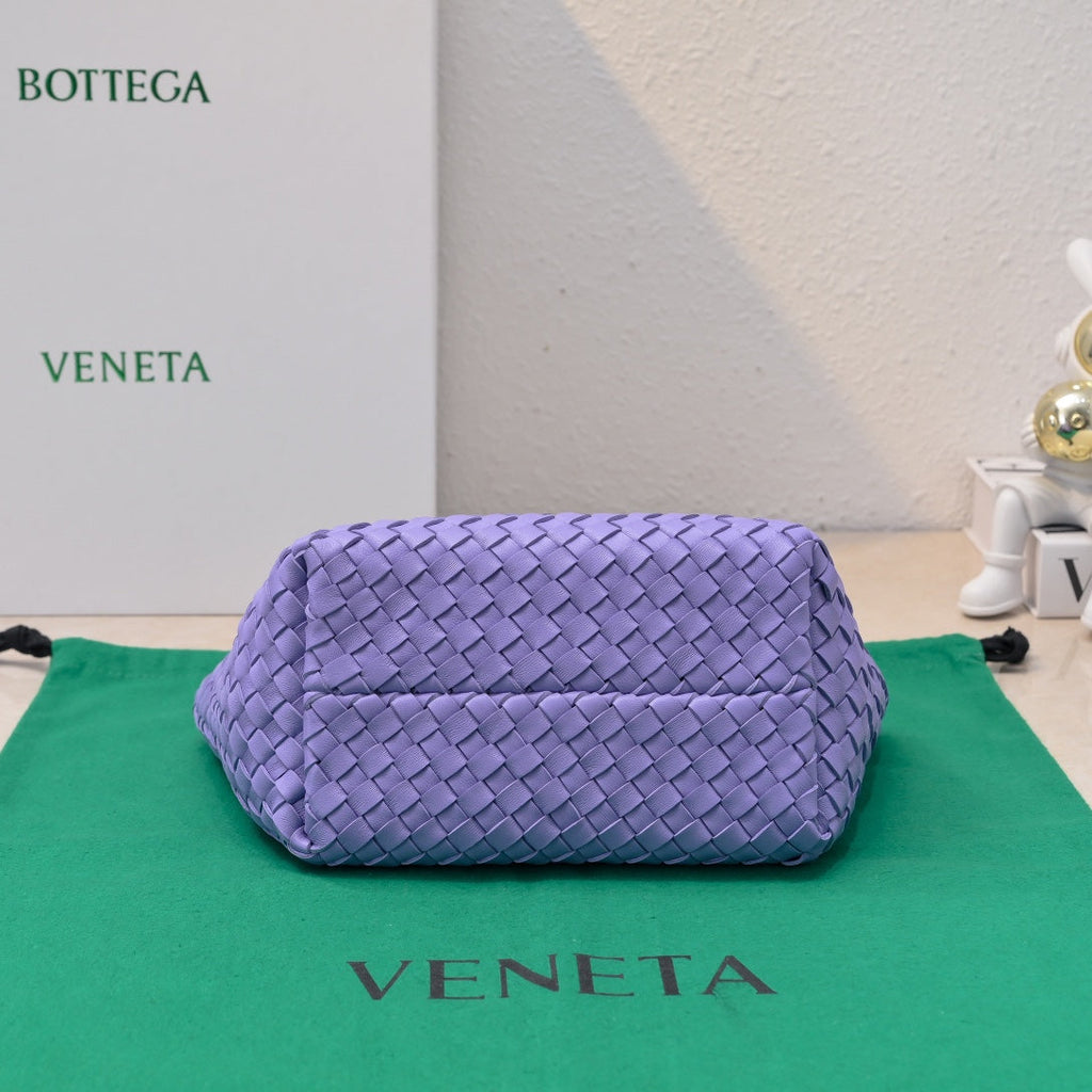 Mini Cabat 20cm Purple Lambskin Ghw