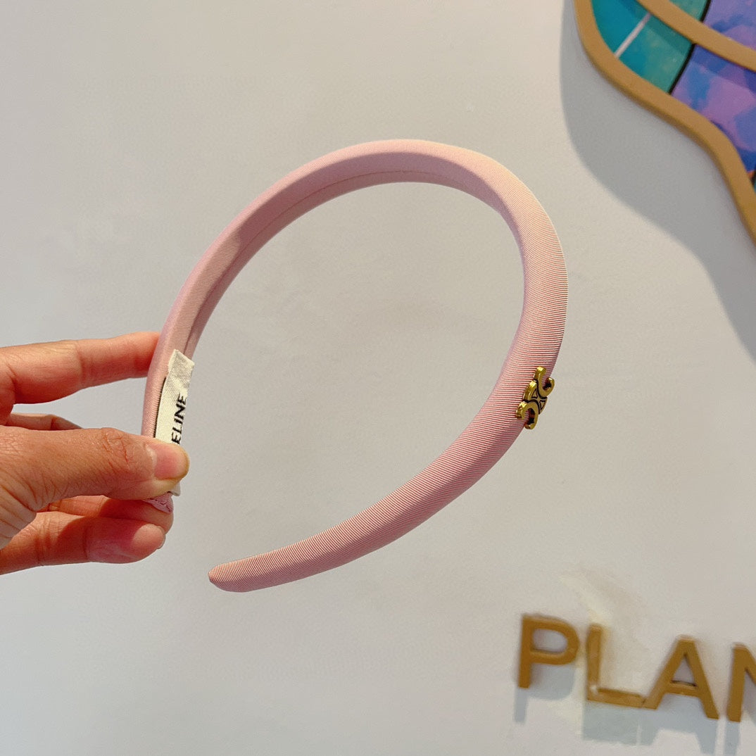 ROSE PINK FABRIC HAIRBAND 425456