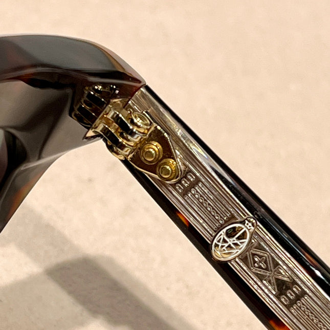 SQUARE SUNGLASSES 617107 IN BROWN MIXD RED HAVANA ACETATE