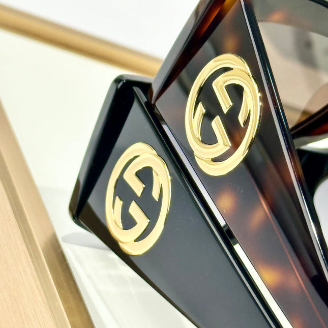 RECTANGULAR FRAME SUNGLASSES GG1842S IN ACETATE