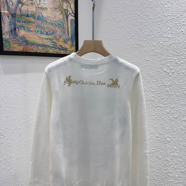DIOR 25S LONG-SLEEVE CREWNECK SWEATER 674