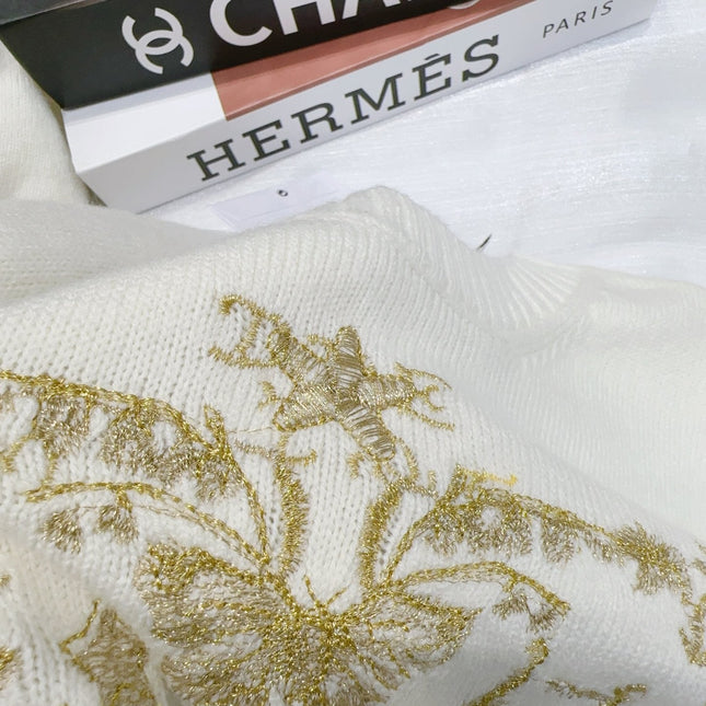 DIOR 25S LONG-SLEEVE CREWNECK SWEATER 674