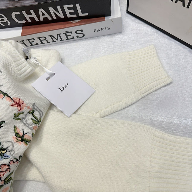 DIOR 25S LONG-SLEEVE CREWNECK SWEATER 675
