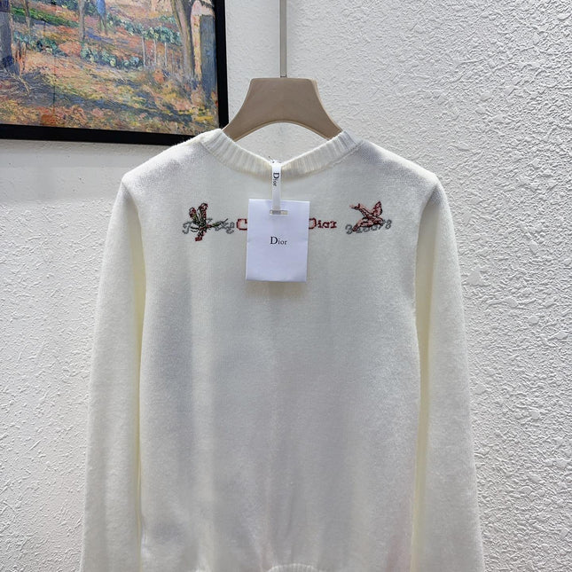 DIOR 25S LONG-SLEEVE CREWNECK SWEATER 675