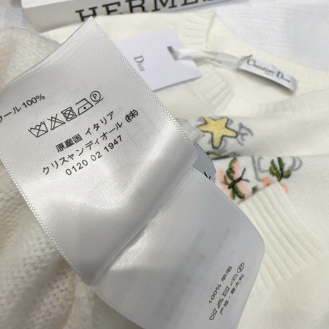 DIOR 25S LONG-SLEEVE CREWNECK SWEATER 675
