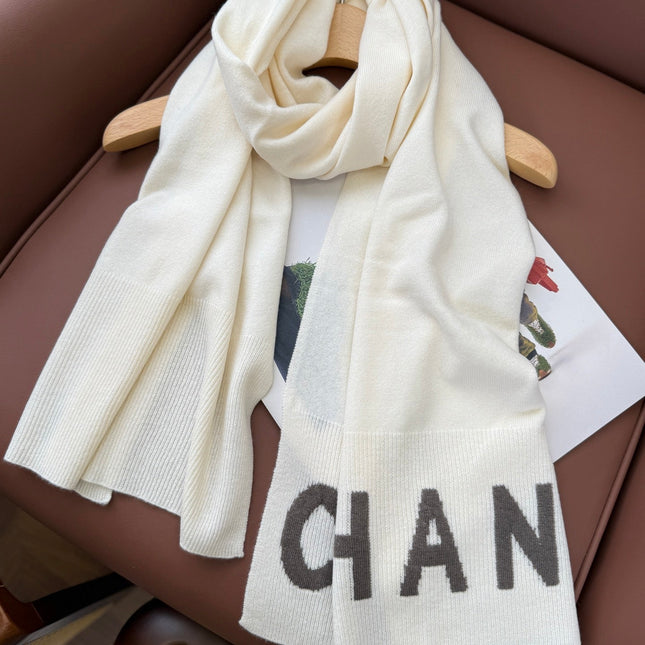 CHANEL 25S SCARF 170 CM IN CASHMERE 943081
