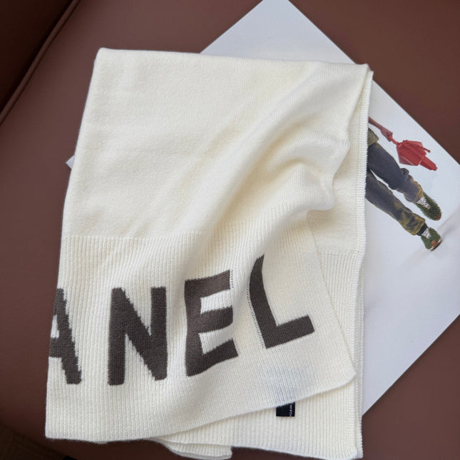 CHANEL 25S SCARF 170 CM IN CASHMERE 943081