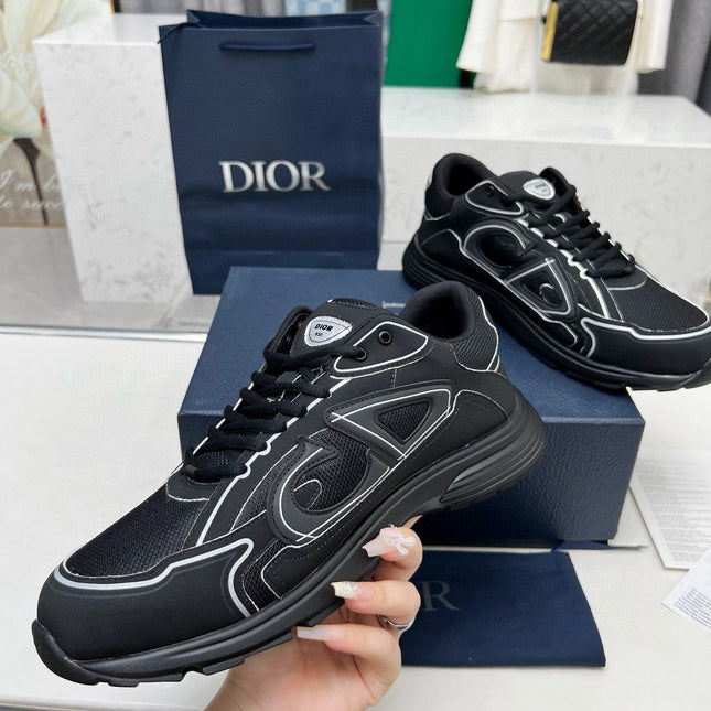 CD B30 SNEAKER BLACK MESH FABRIC