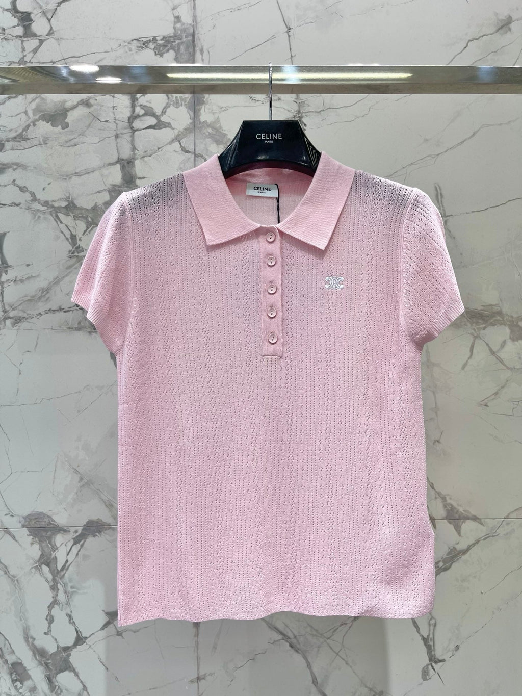 CELINE 26S KNIT POLO SHIRT 428
