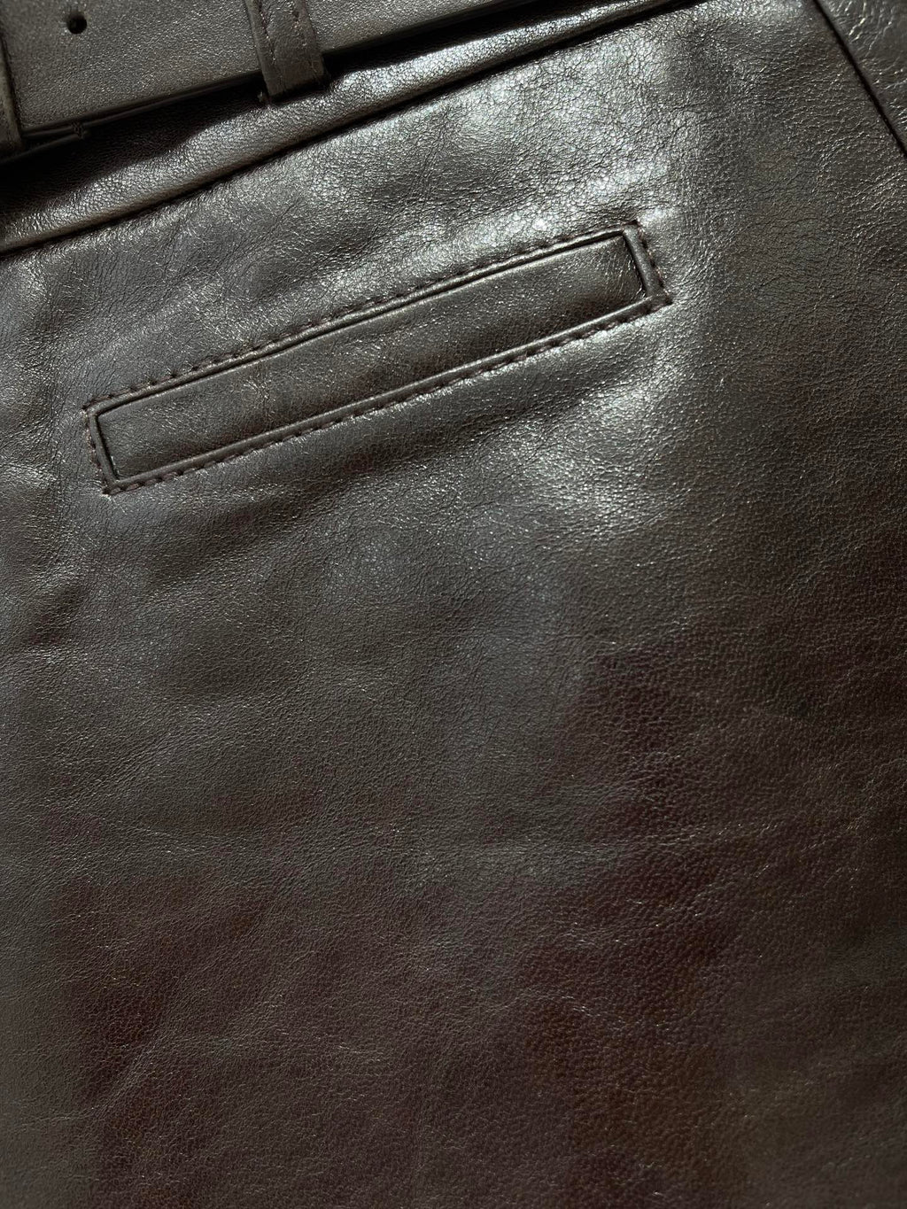CELINE 26S LEATHER SHORTS 423