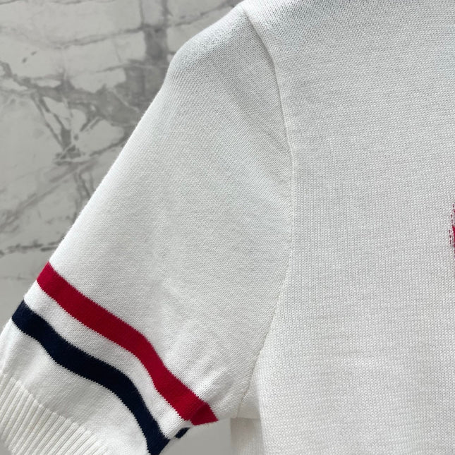 THOM 26S SHORT SLEEVE POLO KNIT TOP STYLE 229