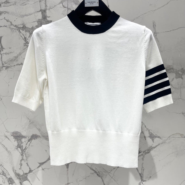 THOM 26S SHORT-SLEEVE KNIT TOP STYLE 225