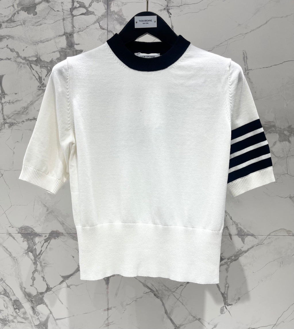 THOM 26S SHORT-SLEEVE KNIT TOP STYLE 225