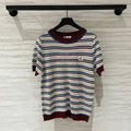 MONCLER 26S SHORT-SLEEVE KNIT T-SHIRT 672