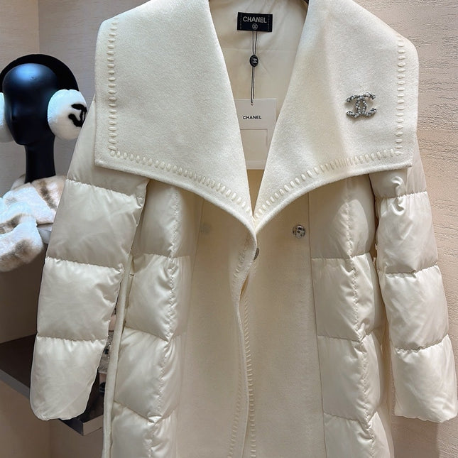 CHANEL 25S REGULAR FIT LONG DOWN JACKET 575