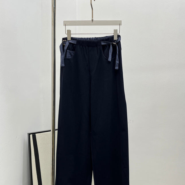 LOEWE STRAIGHT-LEG DRAWSTRING PANTS STYLE 304