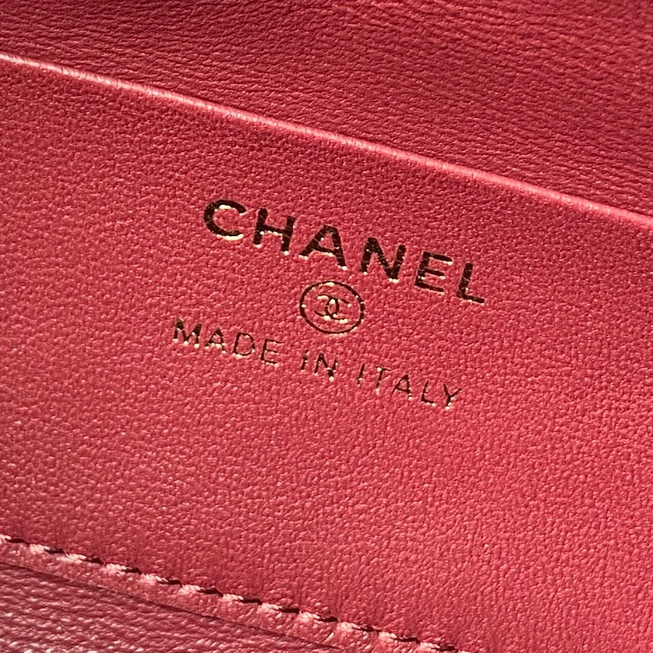 CHANEL 26S BARREL CLUTCH WITH CHAIN 23 IN BLACK QUILTED CALFSKIN GOLD HARDWARE