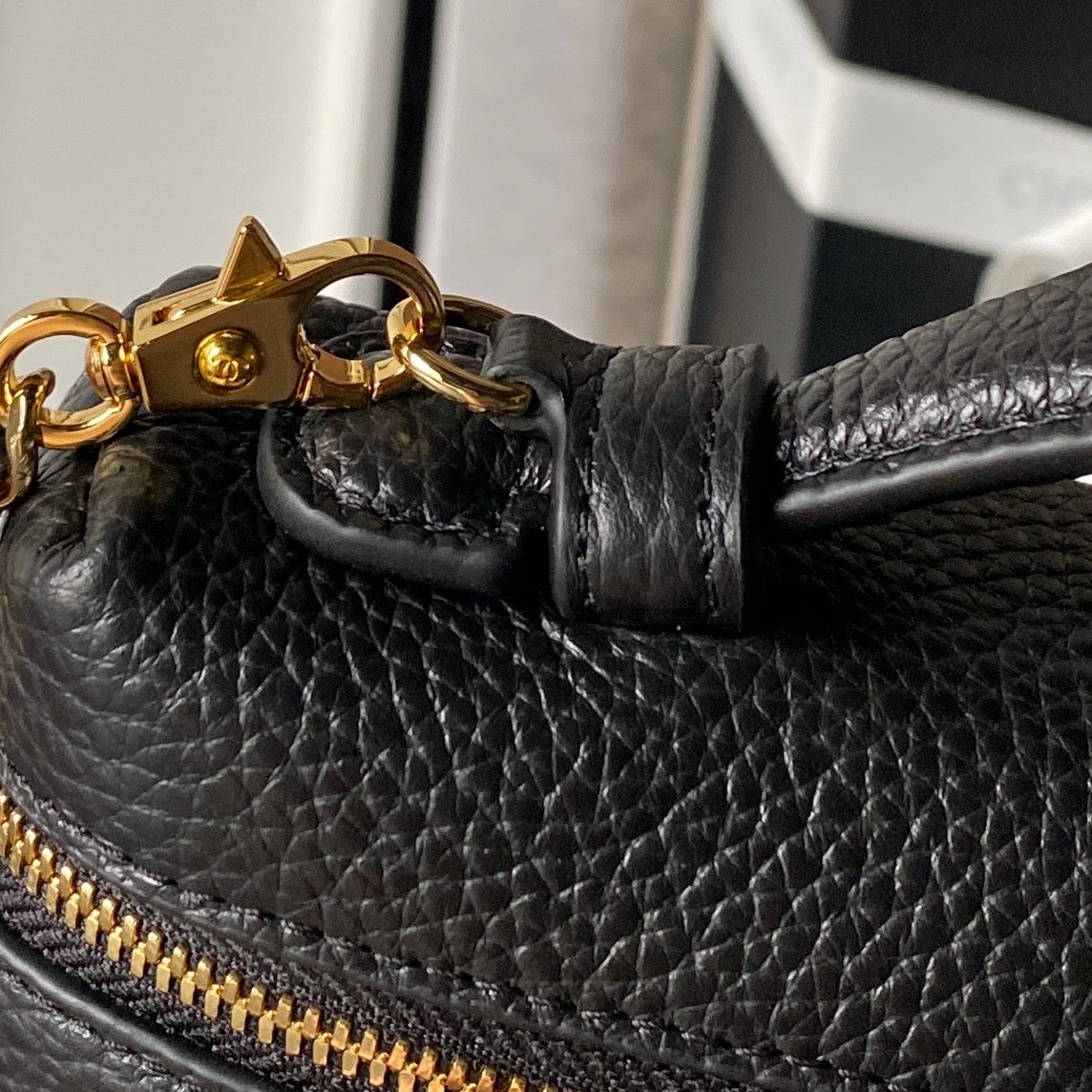 CHANEL 26S VANITY BAG 19 IN BLACK CAVIAR CALFSKIN GOLD HARDWARE
