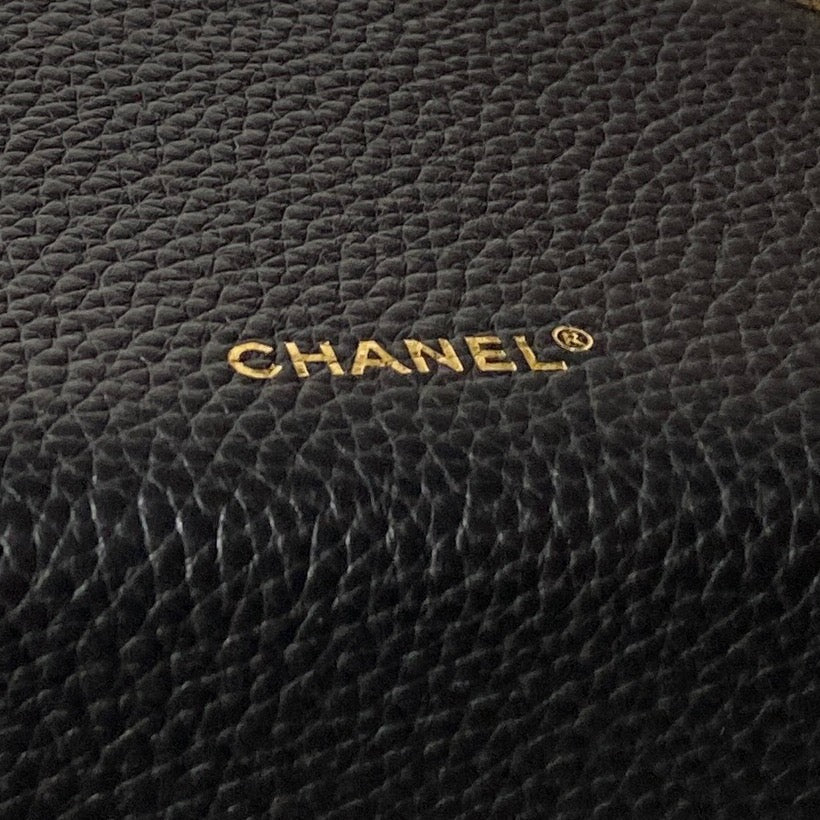 CHANEL 26S VANITY BAG 19 IN BLACK CAVIAR CALFSKIN GOLD HARDWARE