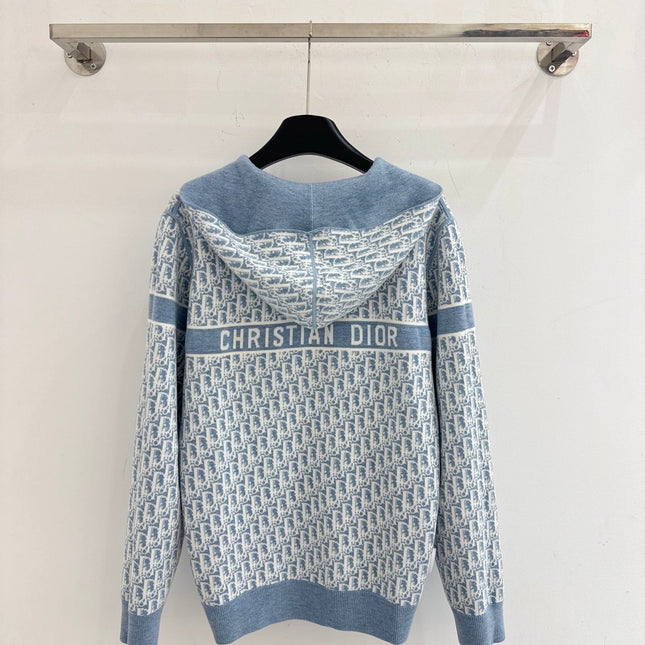 DIOR 25S HOODED KNIT CARDIGAN 598