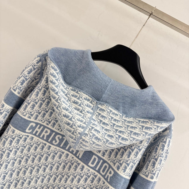 DIOR 25S HOODED KNIT CARDIGAN 598