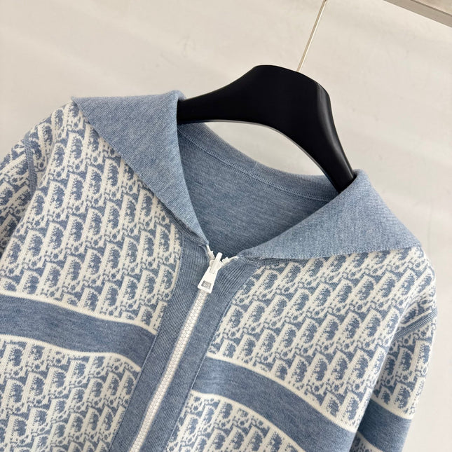 DIOR 25S HOODED KNIT CARDIGAN 598