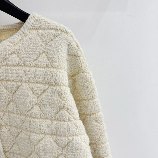 DIOR 25S BUTTONED SHEARLING COAT 599