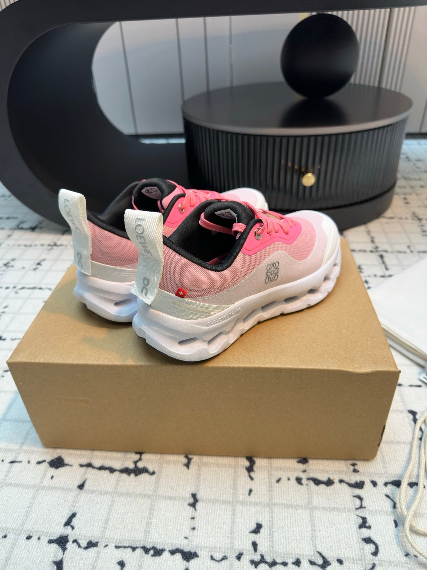 LW CLOUDTILT 2.0 SNEAKER PINK AND WHITE POLYESTER