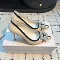HANGISI 100 MM IN WHITE SUEDE
