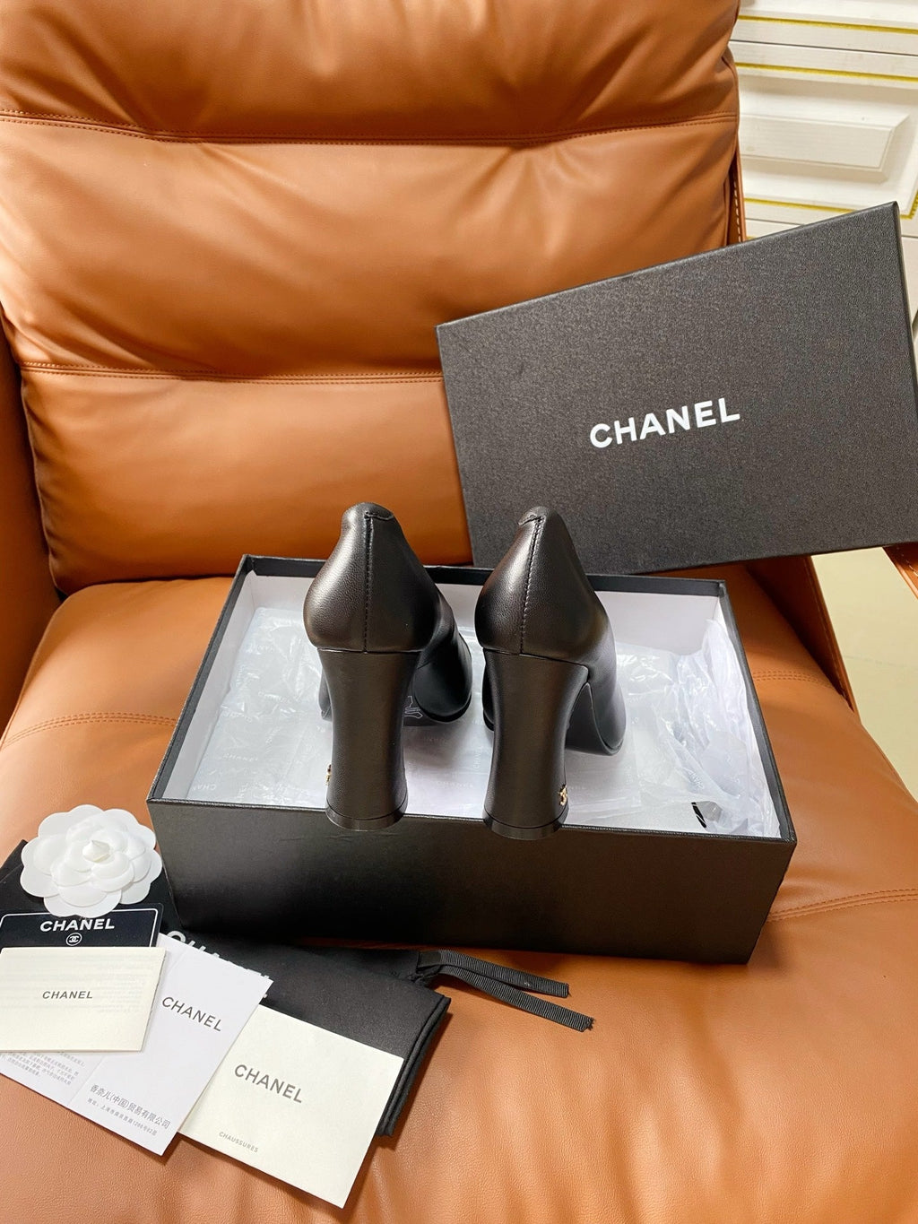CHANEL 26S HIGH-HEEL 90 MM IN BLACK PATENT AND GUNMETAL LAMBSKIN
