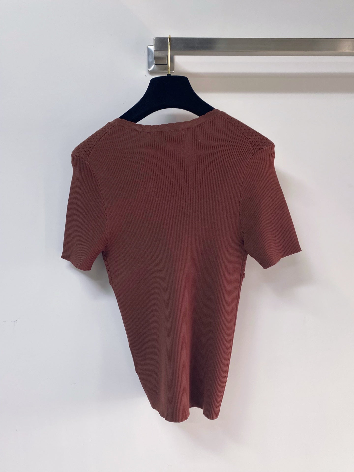 MIUMIU 26S SHORT-SLEEVED SWEATER STYLE 1141