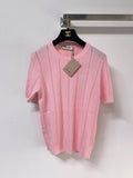 MIUMIU 26S SHORT-SLEEVED SWEATER STYLE 1119