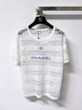CHANEL 26S SHORT-SLEEVED KNIT SHIRT STYLE 1205