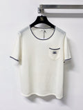 CELINE 26S SHORT-SLEEVE KNIT T-SHIRT 460