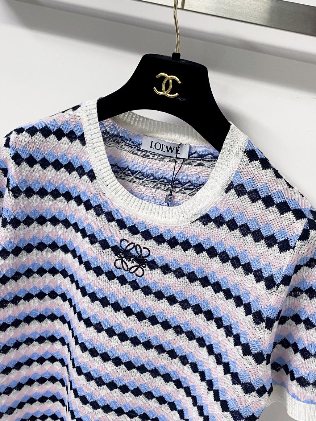 LOEWE 26S SHORT-SLEEVE KNIT TOP 601