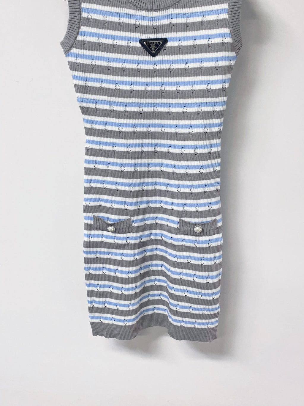 PRADA 26S SLEEVELESS KNIT DRESS STYLE 924