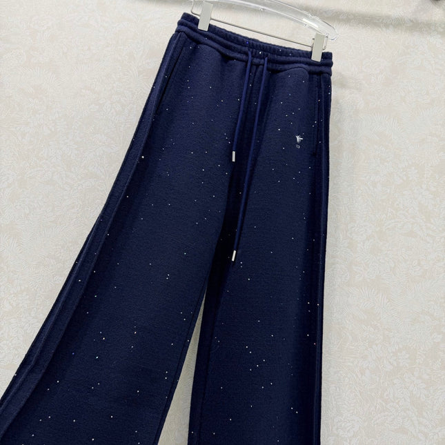 DIOR 25S SEQUIN WIDE-LEG PANTS 643
