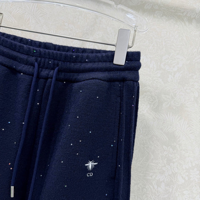 DIOR 25S SEQUIN WIDE-LEG PANTS 643