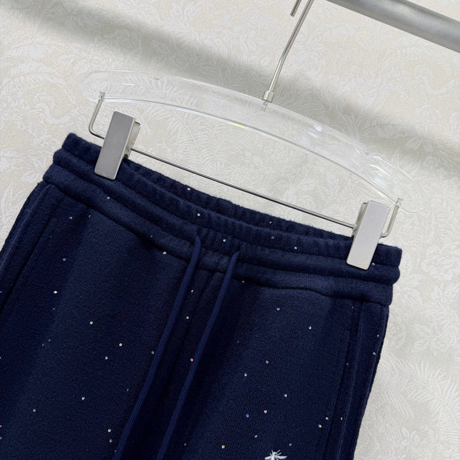 DIOR 25S SEQUIN WIDE-LEG PANTS 643